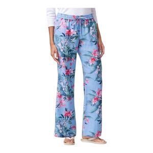 TOMMY BAHAMA Madeira Blooms Linen‎ Easy Pants MEDIUM